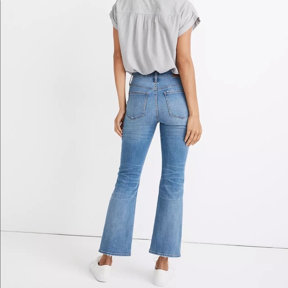 NWOT Madewell Cali Demi-Boot Light Wash Jeans Size 23 - Picture 3 of 6